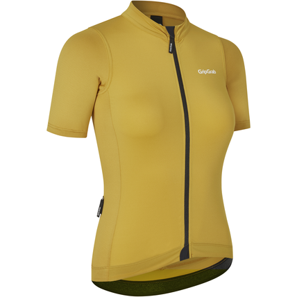 GripGrab Ride Kortærmet Cykeltrøje Damer Mustard Yellow
