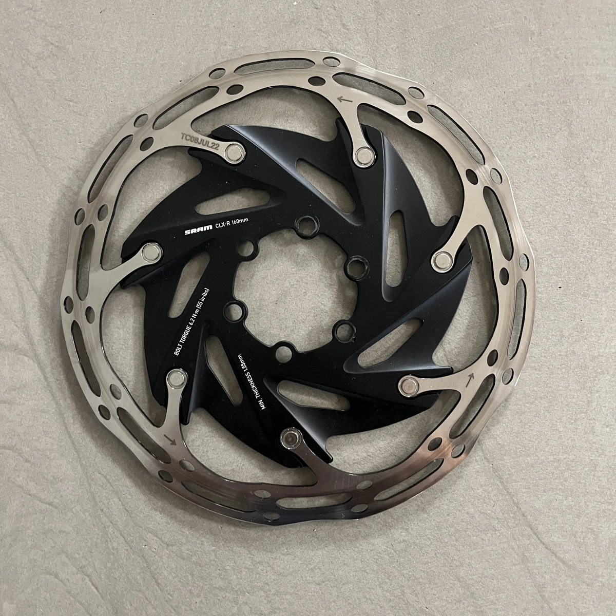 SRAM Centerline X Road Rotor - 160mm, 6 Bolt