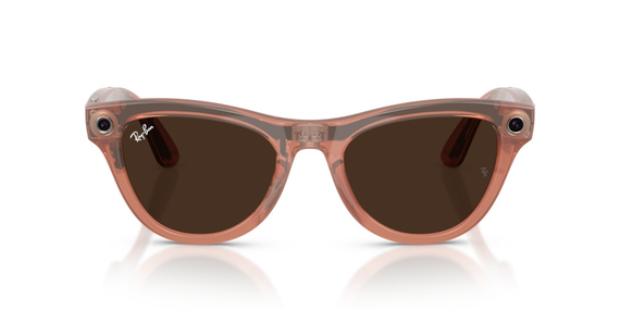 Ray-Ban Meta Skyler Gen 2 Brown Transitions Shiny Peach