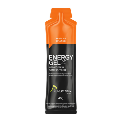 PurePower Energy Gel Koffein Appelsin 40 g