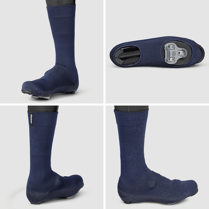 GripGrab Flandern Vandtæt Landevejs Skoovertræk Navy Blue
