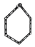 Kryptolok 685 Foldelås 5mm link, 85 cm længde