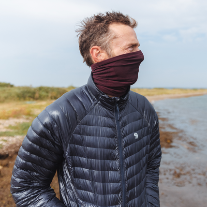 GripGrab Halsedisse Freedom Warp Knitted Seamless Mørk Rød - One Size