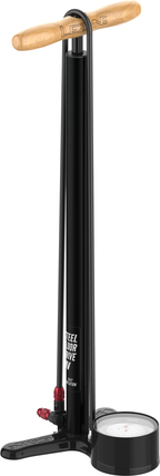 Lezyne Fodpumpe Steel HV Floor Drive 3.5" 100 PSI Flat Black