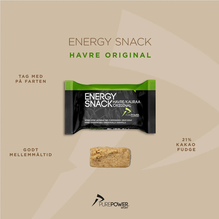 PurePower Energy Snack Havre Original 12x60g PurePower Energy Snack Havre Original 12x60g