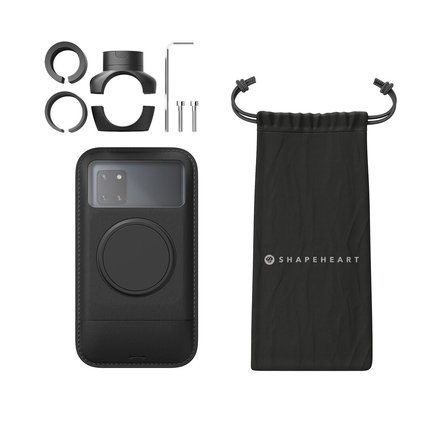 Shapeheart Telefonholder Cykelbeslag Pro XL Sort