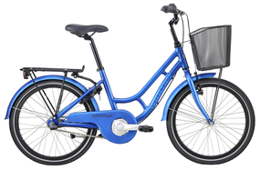 Winther 250 Granny Pige Børnecykel Mat Blå - 20" 6-8 År 