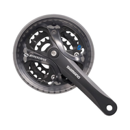 SHIMANO Kranksæt FC-M361 8/7 Speed 175,0 mm 48-38-28T Sort