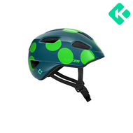 Lazer hjelm Nutz 2.0 KinetiCore Green dots