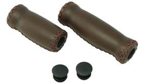 Trek Diamant Fashion Leather 90/125mm Grips Brun