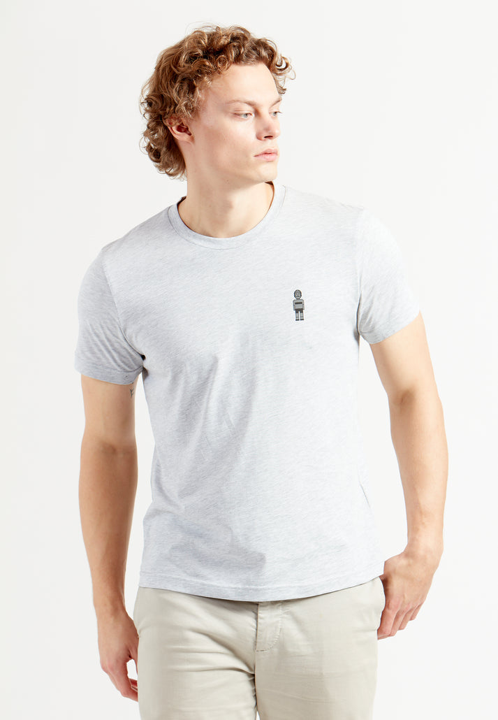 Cikkel Copenhagen oTTo Refleks Mascot - T-Shirt Melange Grey