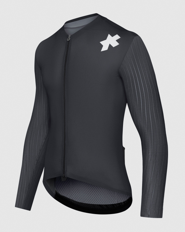 Assos EQUIPE RS LS Cykeltrøje S11 Precision Graphite