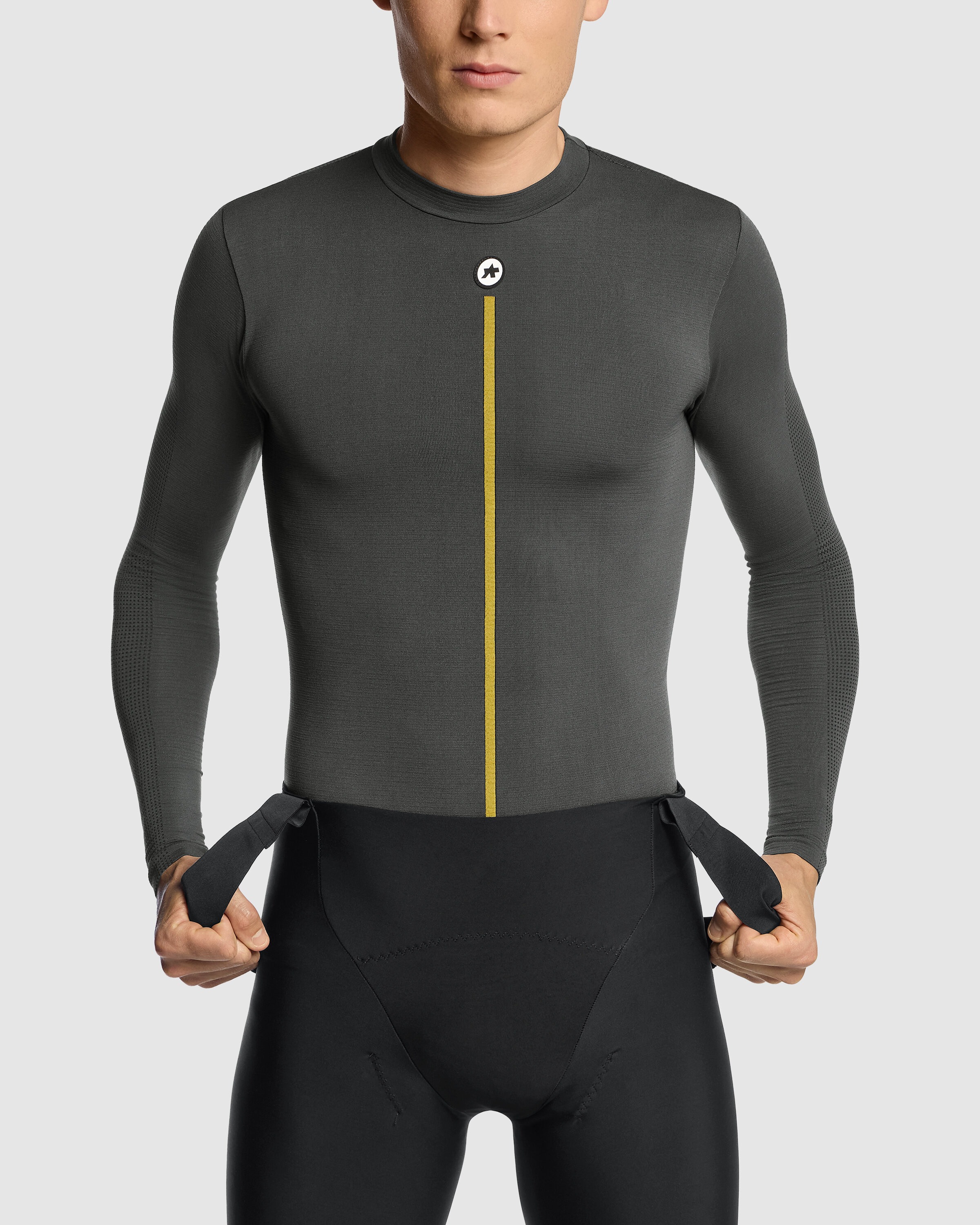 Assos Spring Fall LS Skin Layer P1 Anthracite Grey