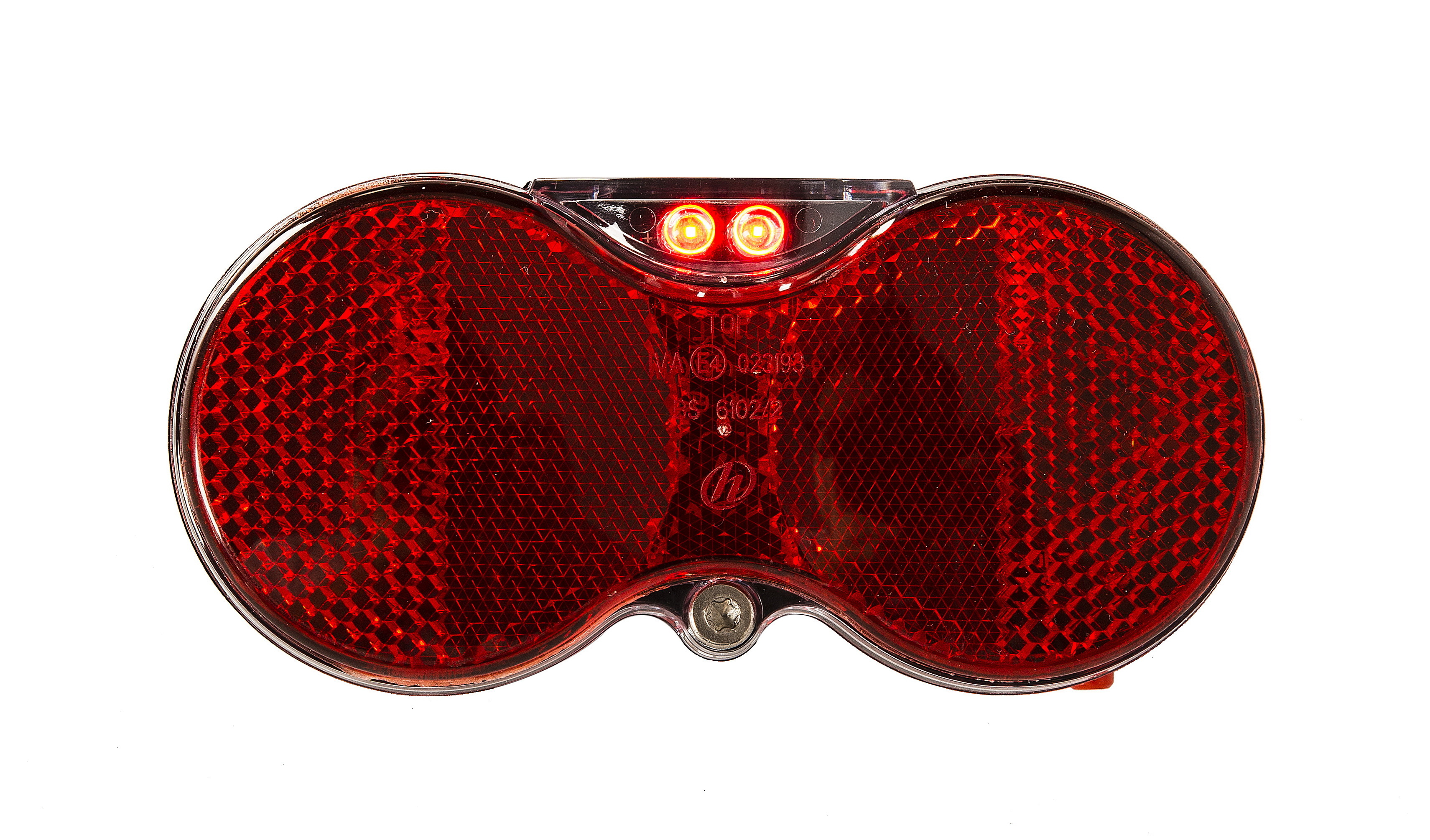 Herrmans Baglygte H-Vision 2-dioder m/batteri