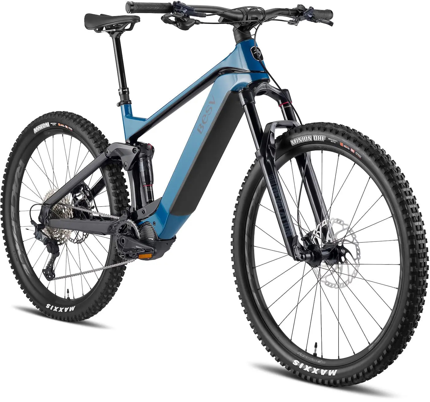 BESV TCA 1.1 FS-Step Over e-MTB Flodblå Med Nat Sort