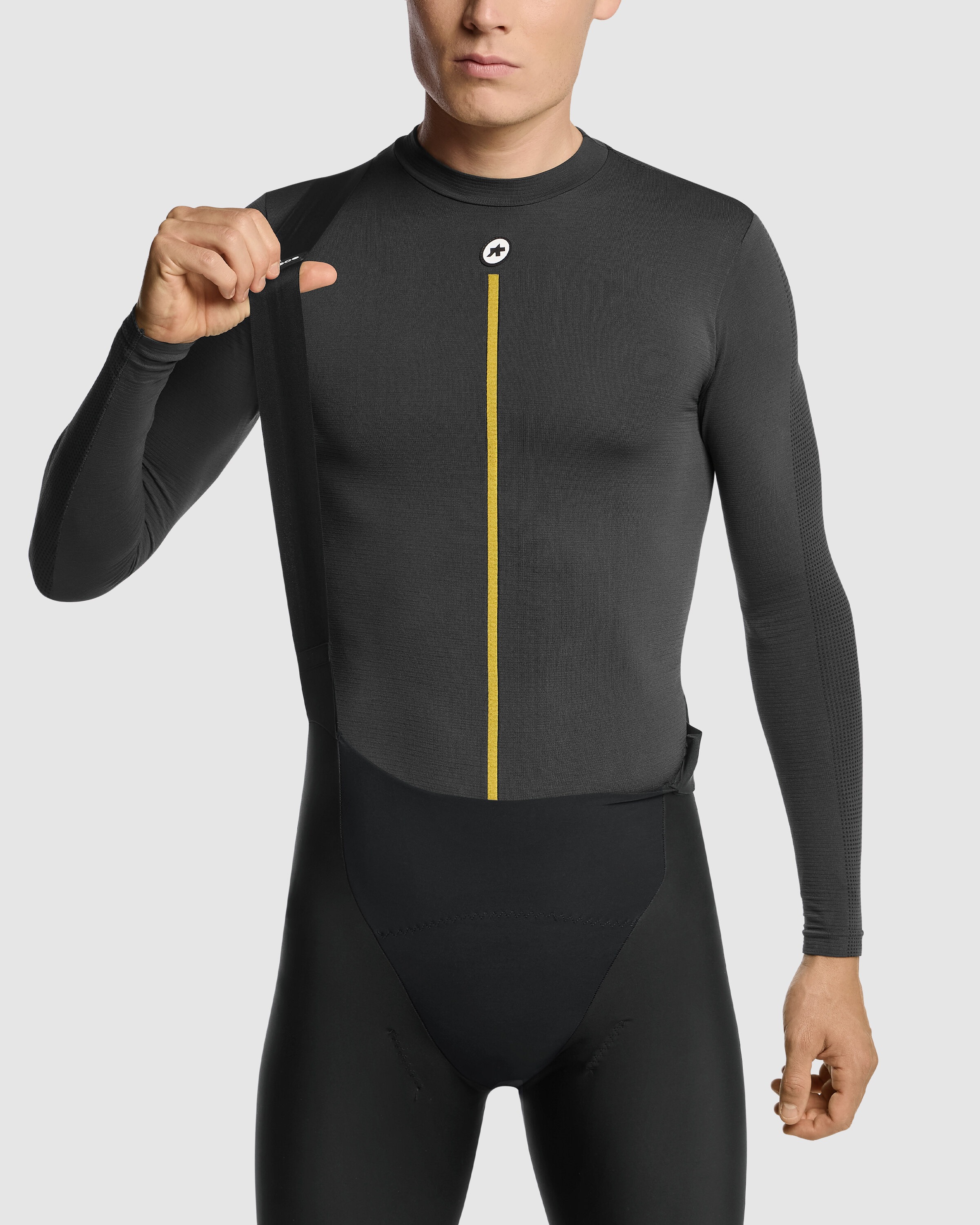 Assos Spring Fall LS Skin Layer P1 Anthracite Grey