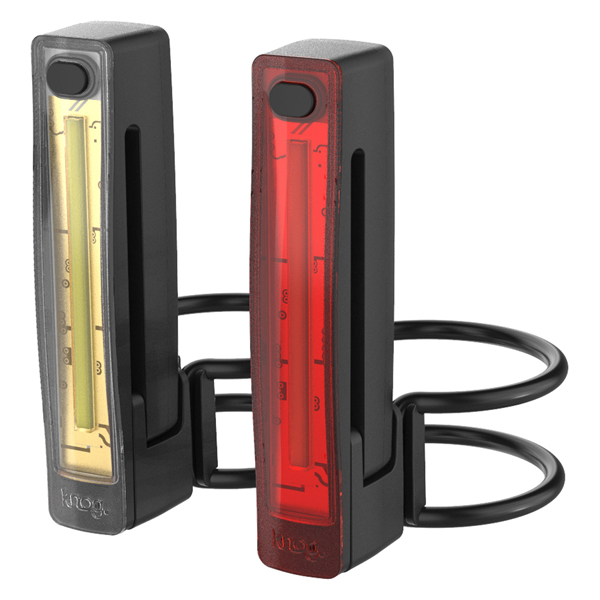 Knog Lygte Plus Twinpack Sort